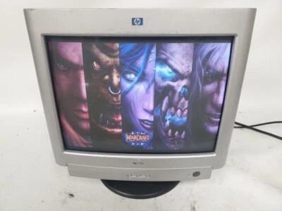 Monitor de computadora vintage para juegos HP Compaq 7500 PE1163 16" CRT VGA 2003 Foto 1 de 4