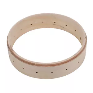 Cerchio banjo legno acero struttura robusta squisito cerchio banjo strumento musicale - Foto 1 di 22