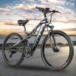 Electric Bicycle 27.5inch Mountain eBike 1000W Peak 48V/16Ah Full Suspension USA - Picture 1 of 11