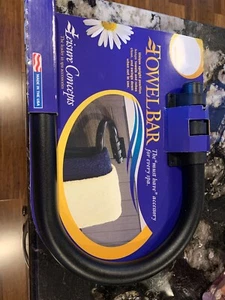 Leisure Concepts Spa & Whirlpool montierter Handtuchhalter - schwarz pulverbeschichtet - Bild 1 von 2