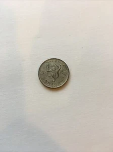 NORWAY 25 ORE - 1909 - SILVER - FIRST YEAR OF TYPE  - NICE GRADE - Picture 1 of 2