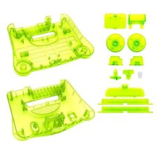 N64 BRIGHT GREEN CLEAR Full Housing Case Shell Cover Replacement Nintendo 64