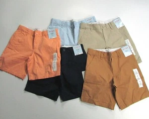 Cat And Jack Boys Flat Front Shorts Adjustable Waist - Picture 1 of 11