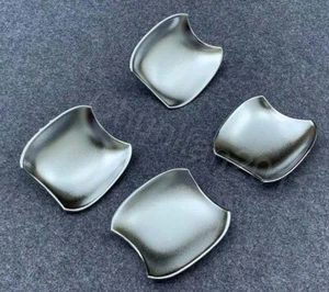 Chrome Door Handle Bowl Cup Cover Trim for 2019-2023 Toyota RAV4 Decoration B - Picture 1 of 4