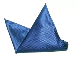 NEW Gascoigne Pocket Square Silk Blend Blue Men's 8.5 X 8.5 - Picture 1 of 1