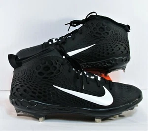 Botines de béisbol Nike Force Zoom Trout 5 blanco y negro OREO talla 13 NUEVOS AH3373 010 - Imagen 1 de 5