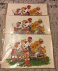 NEW 6 SUZY'S ZOO REVERSIBLE LAMINATED PLACE MATS  SUZY SPAFFORD 1981 BY CURRENT