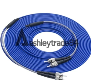 Câble blindé 3M cordon patch fibre câble Pigtail ST UPC à ST UPC SM 9/125 duplex - Photo 1/8