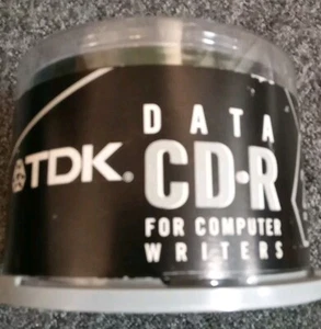 TDK CD-R Data, 80 Minute, 700 MB, Up To 24x 50-Pack Spindle By TDK - Picture 1 of 4