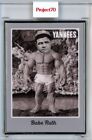 2021 TOPPS PROJECT 70 BABE RUTH BY RON ENGLISH AP 05/51 SILVER FRAME #107
