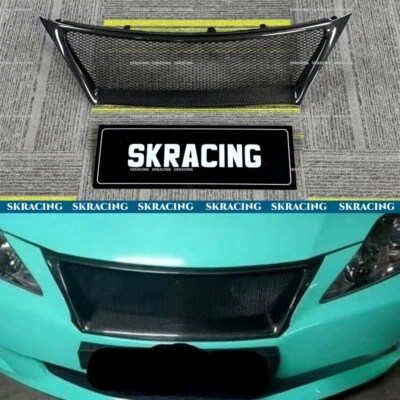 Parrilla delantera de fibra de carbono para Lexus IS250 IS350 2011 2012 2013 Foto 1 de 4