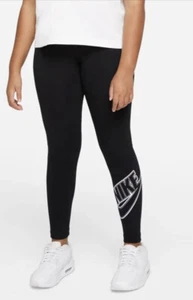 NIKE Sportswear Essential Mid-Rise Full Length Leggings Training Girls XL - Picture 1 of 4