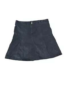 ATHLETA Womens Skirt Sz 14 Gray Whenever Corduroy A Line Style # 708526 - Picture 1 of 10