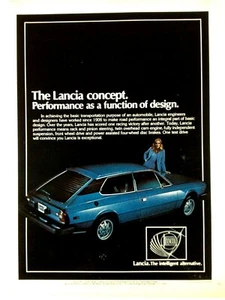 1978 Lancia Print Ad The Lancia Concept - Picture 1 of 2