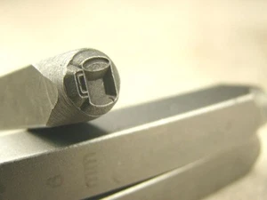 "Kaffeetasse" 1/4"-6mm-großer Stempel-Metall-gehärteter Stahl-Gold & Silberbarren - Bild 1 von 3