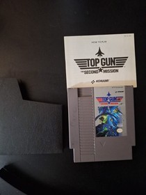 Top Gun The Second Mission (Nintendo Entertainment System NES) con manual y funda