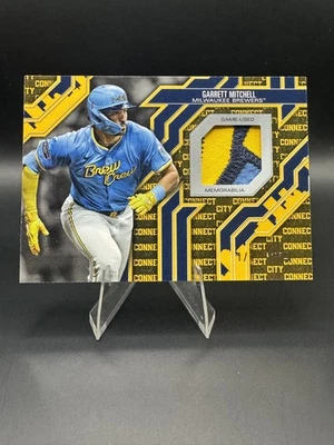 2025 Topps Series 1 Garrett Mitchell City Connect Game Used Relic 1/1 Rare  - Image 1 of 2