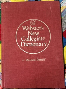Vtg 1977 Webster's New Collegiate Dictionary Hardcover Book - Merriam Webster - Imagen 1 de 14