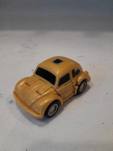 Vintage Goldbug 1986 G1 Transformers Hasbro Figure Pull Back Works Bumblebee - Picture 1 of 5