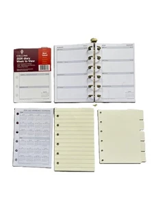Pocket Diary Inserts 2026 suitable for Mulberry/Filofax WTV + Refill-25 Dd-5 - Picture 1 of 4