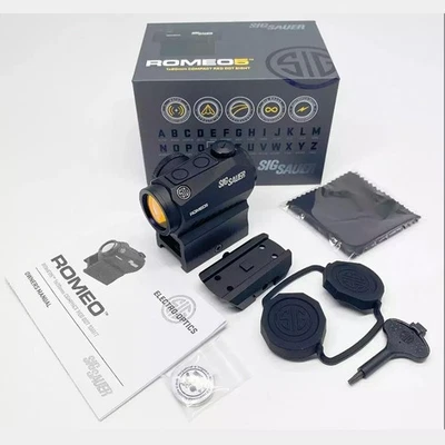 SIG SAUER ROMEO5 1x20mm 2MOA Red Dot Sight Original Package SOR52001 W/2Mounts