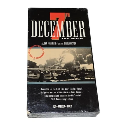 December 7 The Movie VHS Video Tape Pearl Harbor D Day WWII Foto 1 de 4