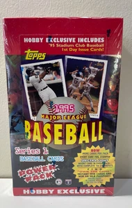 1995 Topps Series 1 Baseball MLB Hobby Box Power Pack 24 Packs-SEALED!-(9771K) - Picture 1 of 4