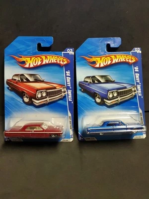 Chevy Impala #161/240 2010 Hot Wheels '64 par (2) Foto 1 de 4