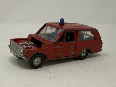 Vintage Dinky Toys Range Rover Diecast Police Vehicle Red Blue Light  England - Image 1 of 4