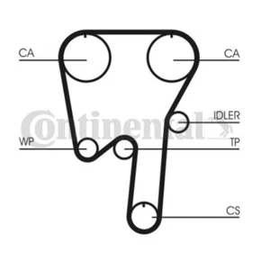 ContiTech Timing Belt Kit Set - Part No: CT982K1 - 146 Teeth - EO Quality - Picture 1 of 4