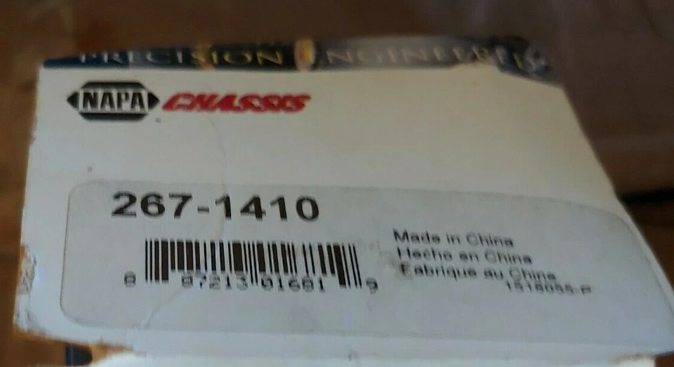 Dodge Ram 2500 3500 4WD Front Upper Control Arm Bushing Napa 267-1410 RB1 - Image 1 of 1