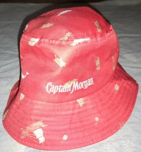Captain Morgan Red Bucket Hat. NWOT - Picture 1 of 3