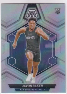 2024 Panini Mosaic NFL Football No. 380 Javon Baker Rookie Silver Prizm - Picture 1 of 2