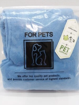 New Expawlorer Dog Hoodie Blue XXL Fleece With Hood Pet Supplies Sweatshirt - Image 1 of 4