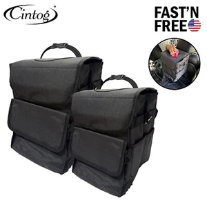 2 Pack Car Trash Can Portable Garbage Bin Waterproof Organizer for Vehicle - Picture 1 of 6