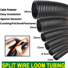 Heavy Duty Split Loom Tubing Assortment Wire Corrugated Conduit Cable Management