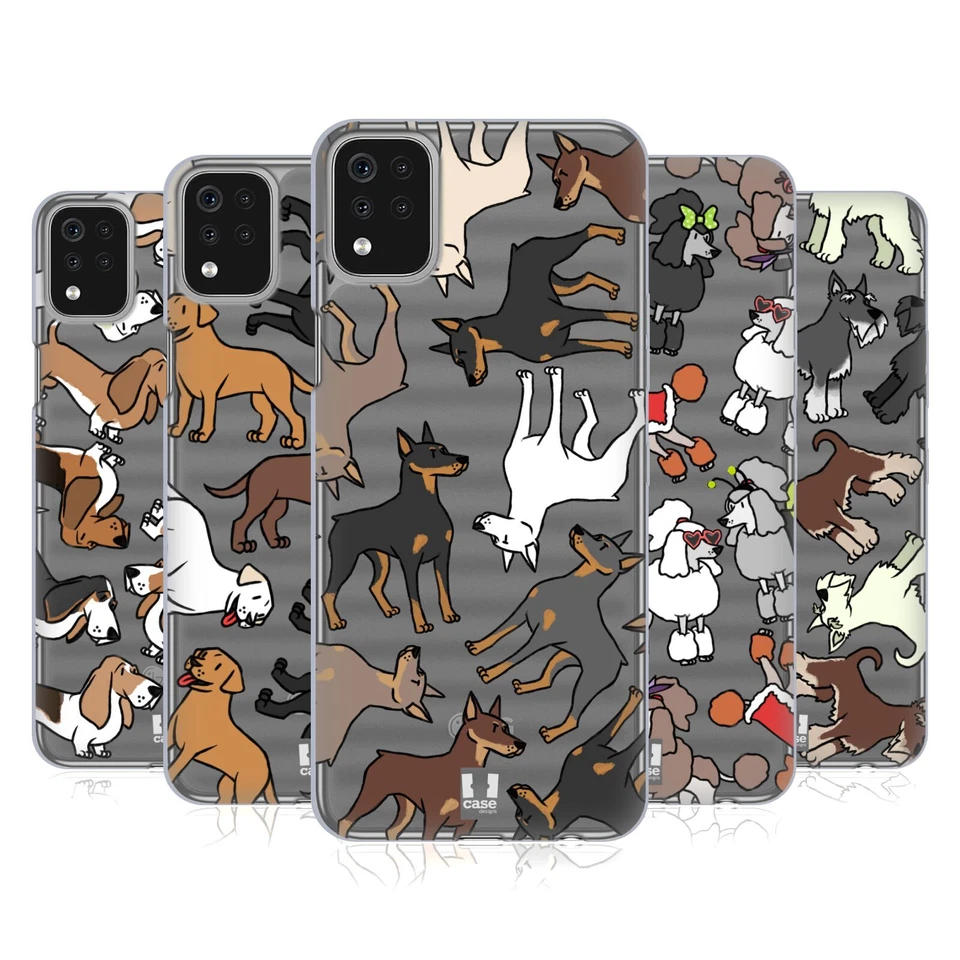 HEAD CASE DESIGNS DOG BREED PATTERNS 2 SOFT GEL CASE FOR LG PHONES 1 - image 1 of 4