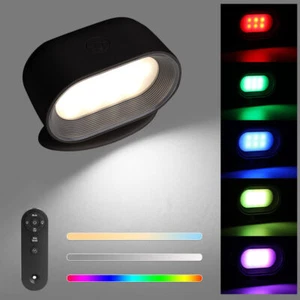 LED wall light magnetic wall light cordless wall light battery remote control - Picture 1 of 12