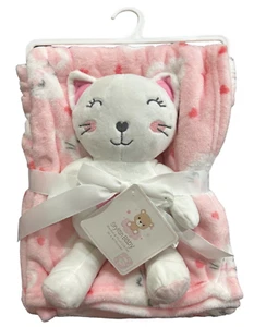 Baby/toddler Pink Blanket & Plush Gift Set - Picture 1 of 1