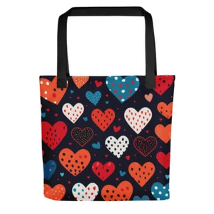 Heart Artwork Tote Bag - Picture 1 of 1