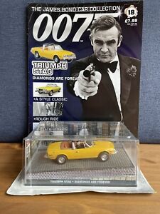 THE JAMES BOND CAR COLLECTION No.18 TRIUMPH STAG "DIAMONDS ARE FOR EVER", NEW