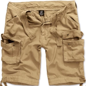 BRANDIT URBAN LEGEND VINTAGE SHORTS MENS MILITARY PATROL COTTON CARGOS BEIGE - Picture 1 of 11