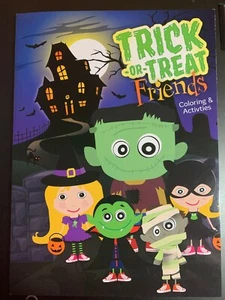 HALLOWEEN TRICK-OR-TREAT FRIENDS JUMBO COLORING & ACTIVITIES BOOK KIDS NEW FUN!  - Imagen 1 de 2