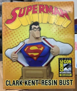 Busto Clark Kent Superman 6" #774/1600 firmado Bruce Timm 2016 SDCC certificado de autenticidad exclusivo - Imagen 1 de 8