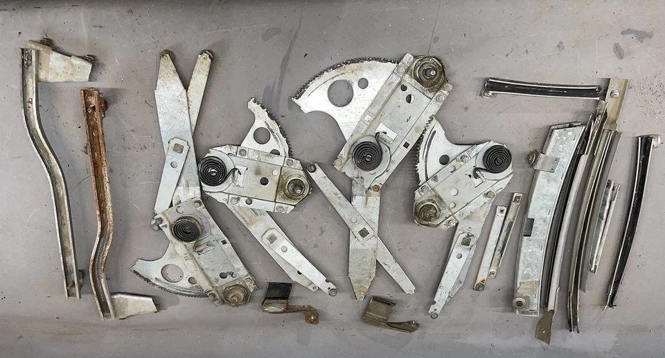 Chevy Belair Impala 1969 1970 4 puertas techo rígido sedán reguladores de ventana delantera trasera Foto 1 de 4