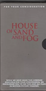 VIDEO (2003) HOUSE OF SAND FOG - VHS For OSCAR Screening - Picture 1 of 2