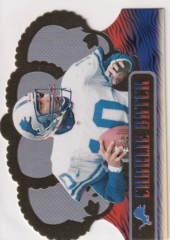 1999 CROWN ROYALE DIE CUTS CHARLIE BATCH DETROIT LIONS FOOTBALL JC-2557 - Image 1 of 1