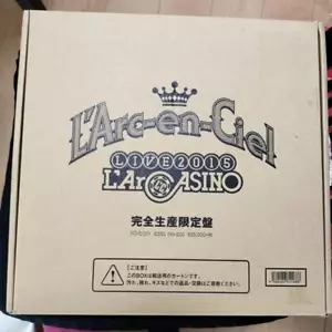 L'Arc〜en〜Ciel LIVE 2015 L’ArCASINO Limited Edition Osaka Yumeshima Japanese USED - Picture 1 of 5