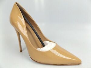 Massimo Matteo Pointy Toe 17 Heels Pumps Women's Shoes SZ 7.5 M, Nude NEW, 16352