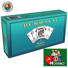 CARTE DA BURRACO MODIANO 3 MAZZI DUPLEX